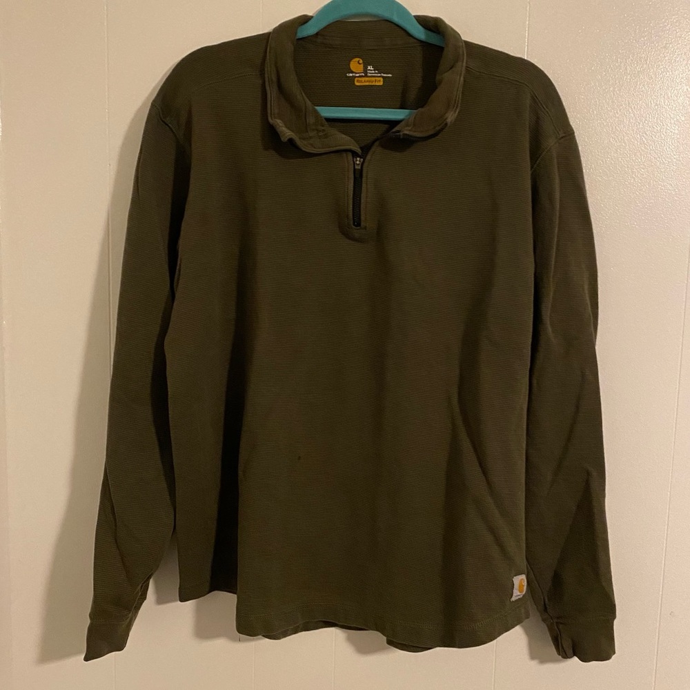 Carhartt Mens Quarter-zip Sweatshirt